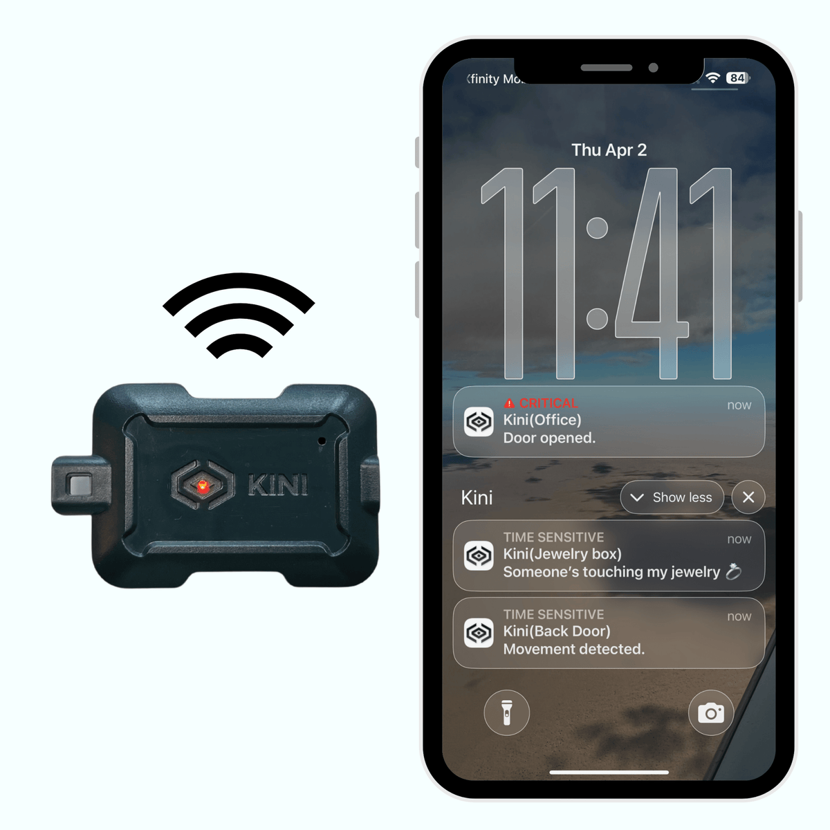 Kini SafeAlert – Wi-Fi Smart Tamper Sensor