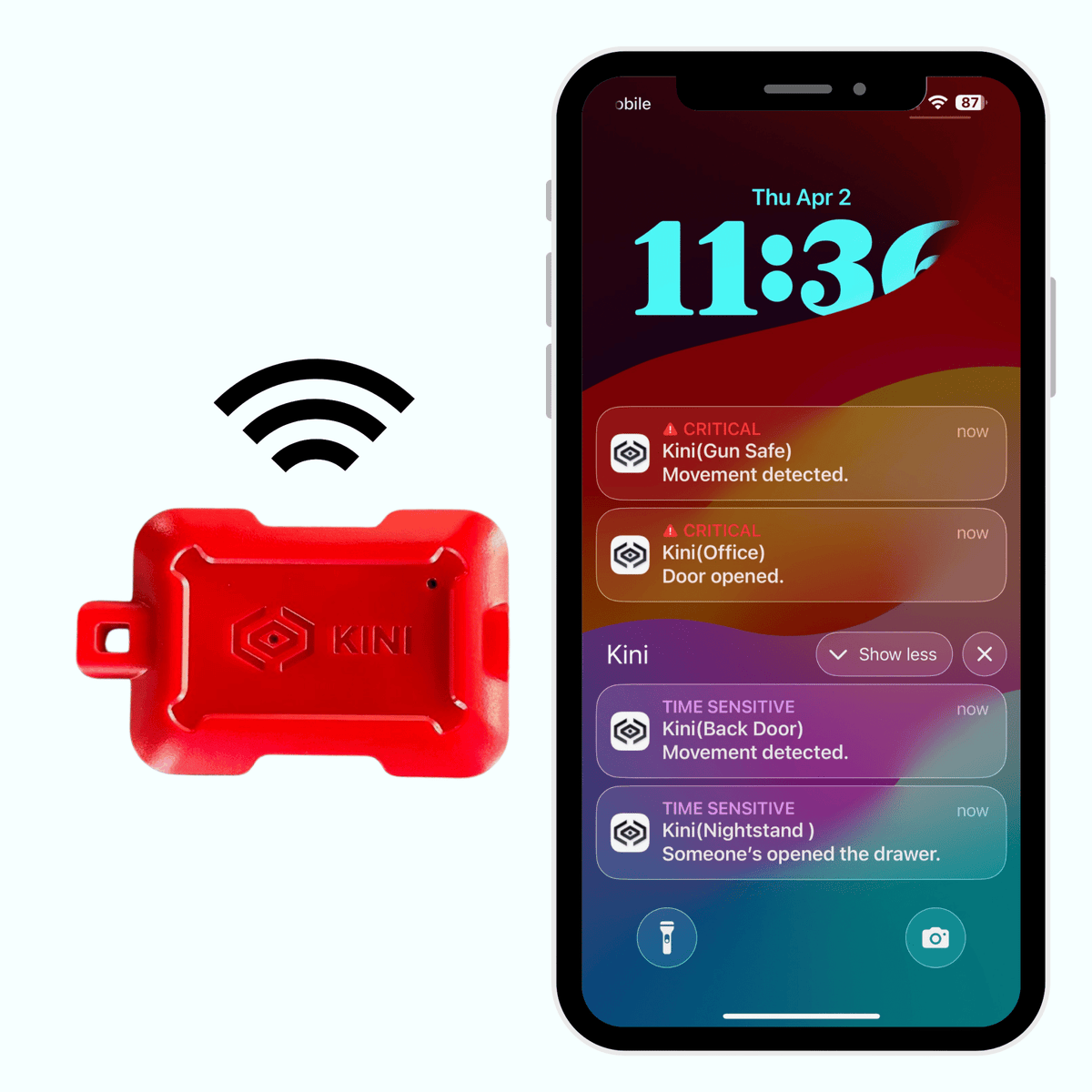 Kini SafeAlert – Wi-Fi Smart Tamper Sensor