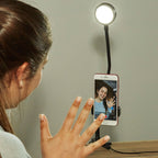 Live Streaming Kit with LED Light & Phone Holder