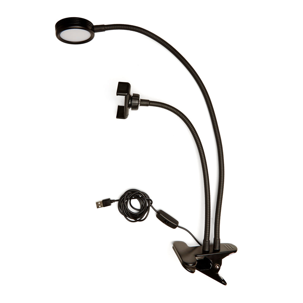 Live Streaming Kit with LED Light & Phone Holder