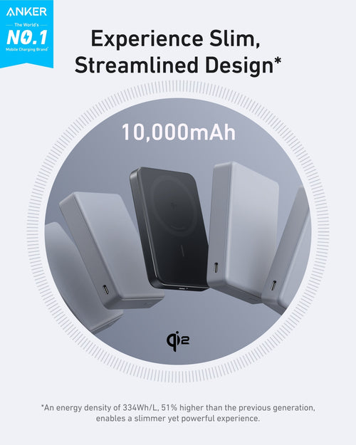 Anker MagGo Power Bank 10K – Slim Magnetic Charger