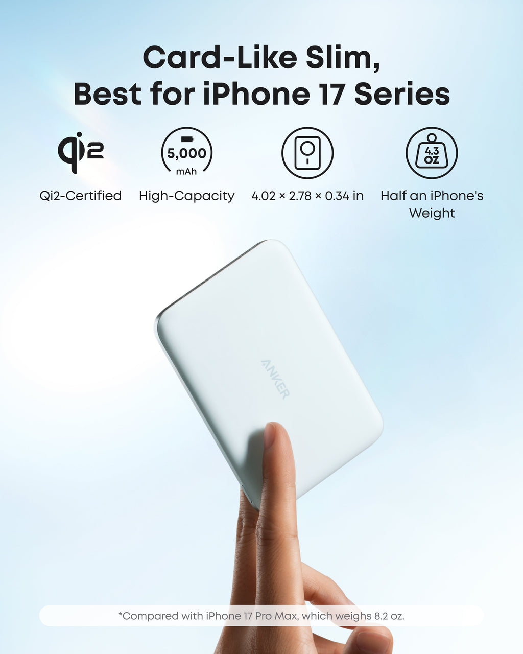 Anker Nano MagGo Power Bank 5K – Ultra-Slim Qi2 Charger