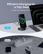 Anker MagGo 3-in-1 Wireless Charging Station – Dock Stand