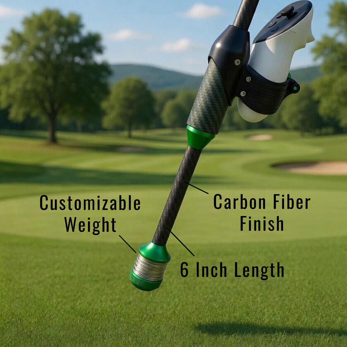 DeadEyeVR DriVR Elite – Weighted VR Golf Club