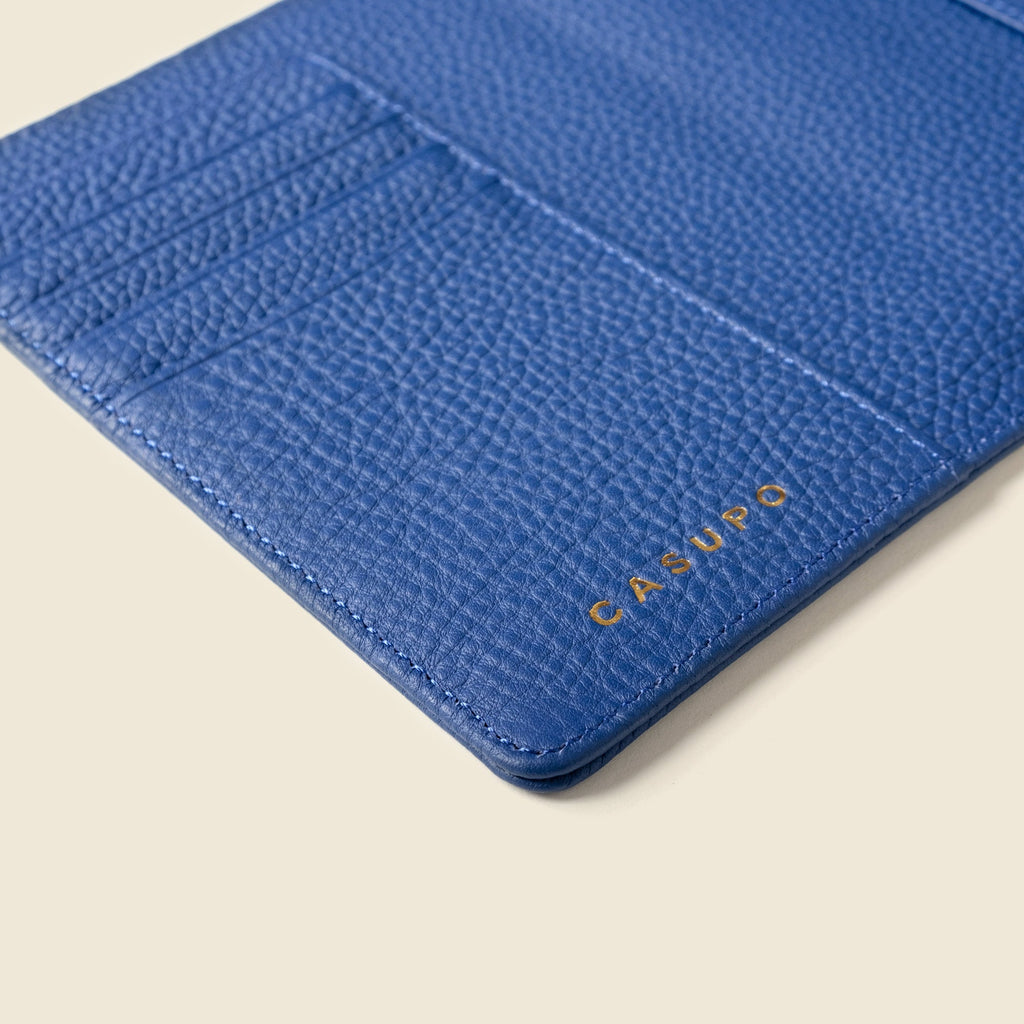 CASUPO Leather RFID Passport Wallet