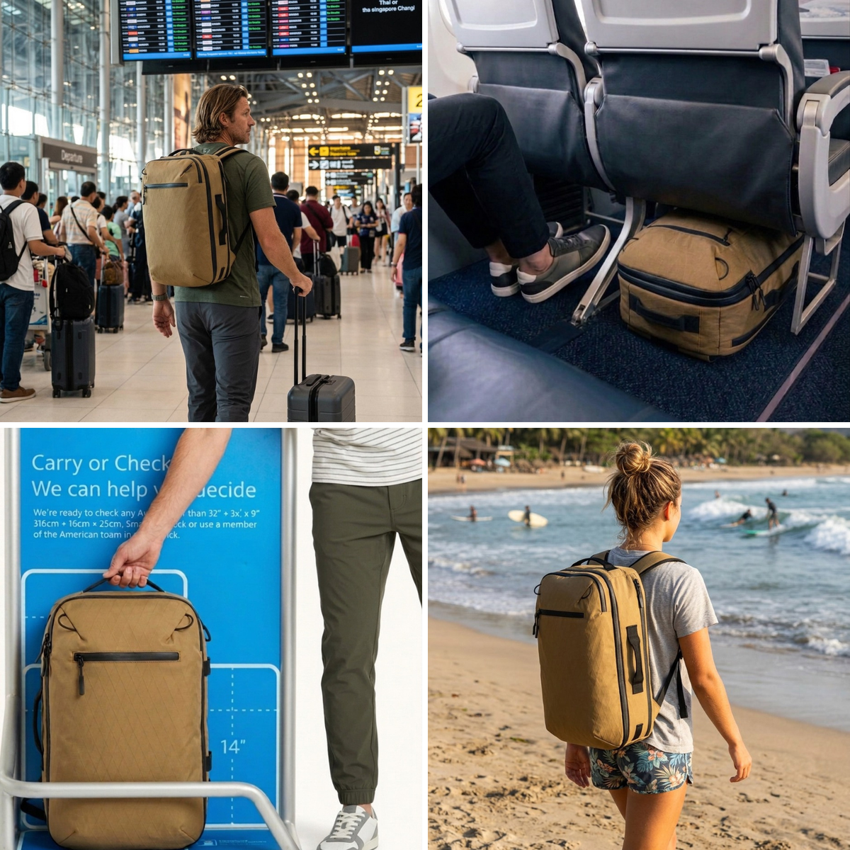 COR Surf Island Hopper 2.0 TriCor Carry-On Travel Backpack