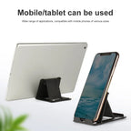 Soporte plegable para teléfono y tableta: soporte ajustable de escritorio