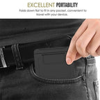 Soporte plegable para teléfono y tableta: soporte ajustable de escritorio