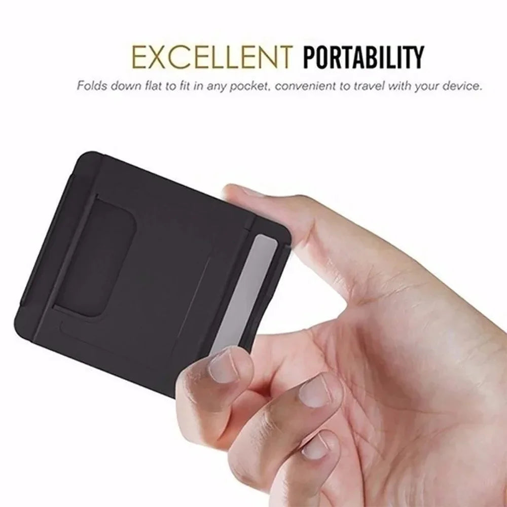 Soporte plegable para teléfono y tableta: soporte ajustable de escritorio