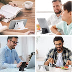 Soporte plegable para teléfono y tableta: soporte ajustable de escritorio