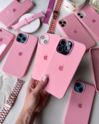 Candy Pink Silicone iPhone Case – Soft-Touch Protection