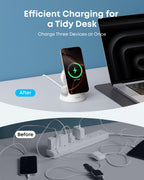 Anker MagGo 3-in-1 Wireless Charging Station – Dock Stand