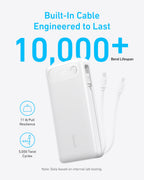 Anker 20K 87W Power Bank with Built-In USB-C Cable