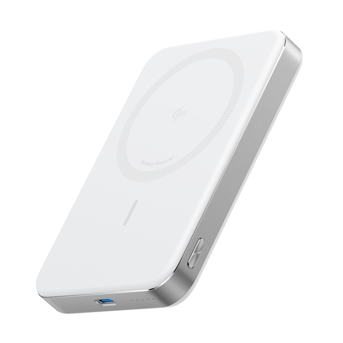 Anker MagGo 10K slim magnetic power bank shown in a product view.