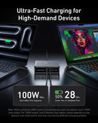 Anker Prime 200W charging station shown in a charging feature graphic.