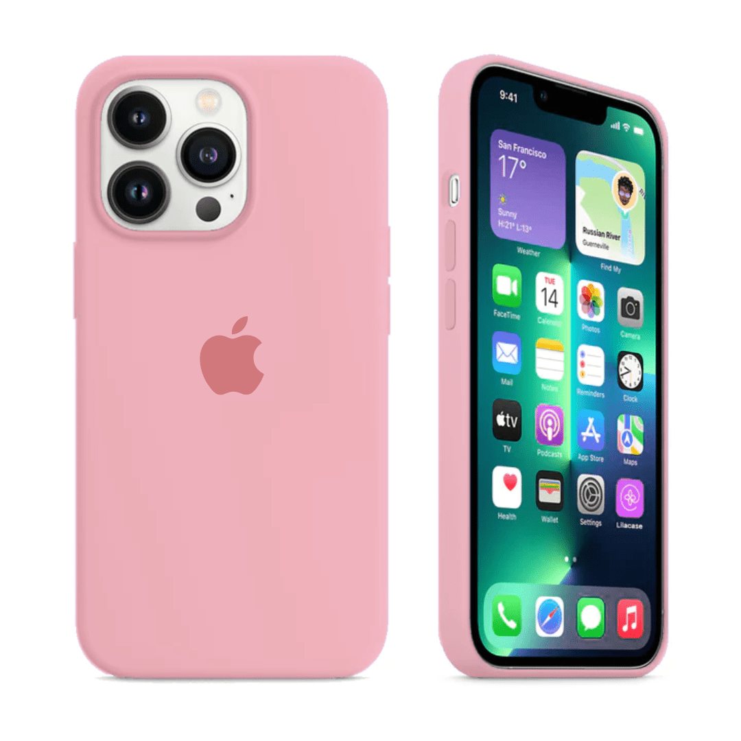 Candy Pink Silicone iPhone Case – Soft-Touch Protection