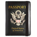 RFID Passport Holder with 3D Metal Badge