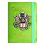 RFID Passport Holder with 3D Metal Badge