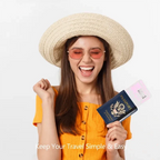 RFID Passport Holder with 3D Metal Badge