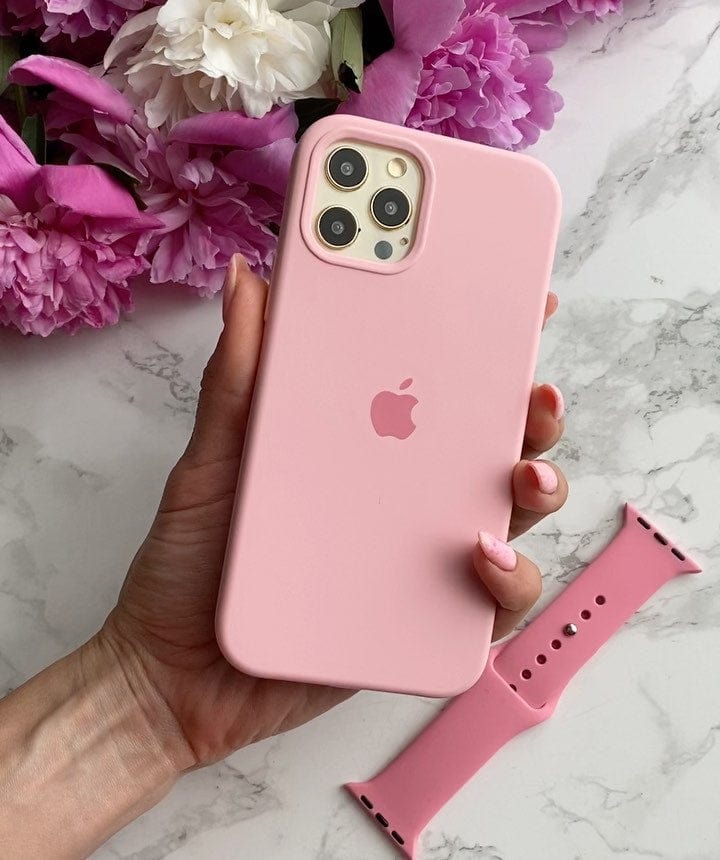 Candy Pink Silicone iPhone Case – Soft-Touch Protection