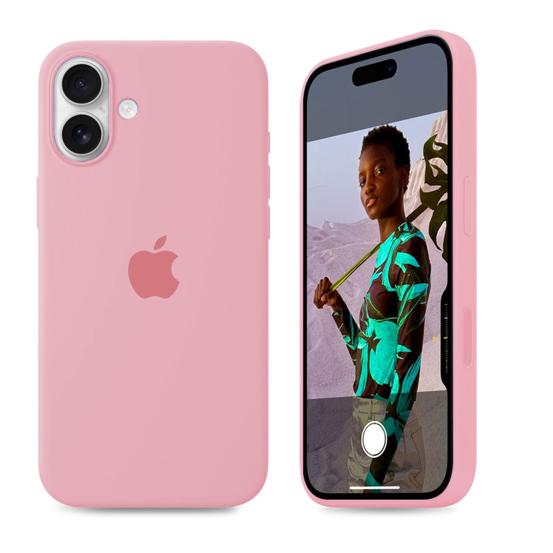 Candy Pink Silicone iPhone Case – Soft-Touch Protection