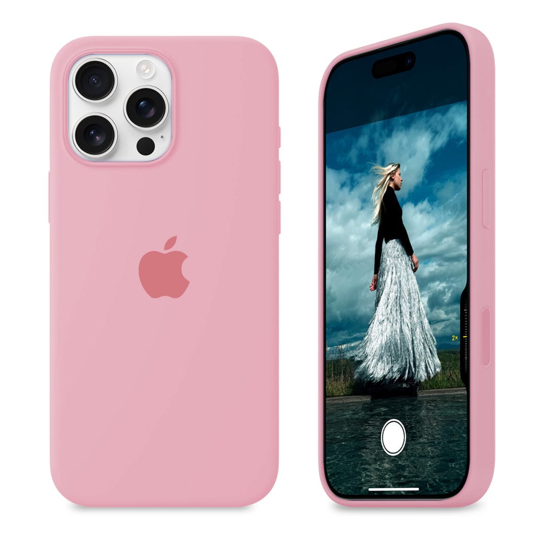 Candy Pink Silicone iPhone Case – Soft-Touch Protection