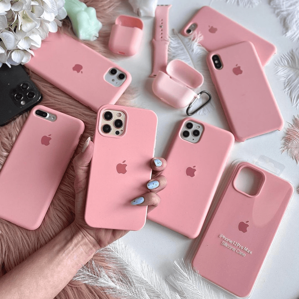 Candy Pink Silicone iPhone Case – Soft-Touch Protection