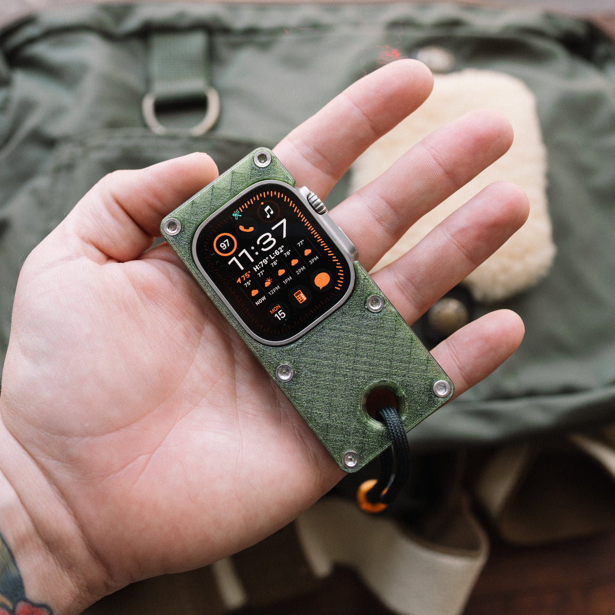 miniPhone Ultra Case for Apple Watch Ultra – Olive Green